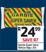 Garbie Super Saver Refuse Bags-20s