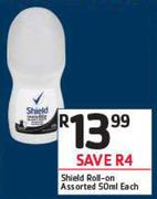 Shield Roll On Assorted-50ml Each