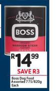 Boss Dog Food Assorted-775/820g Each