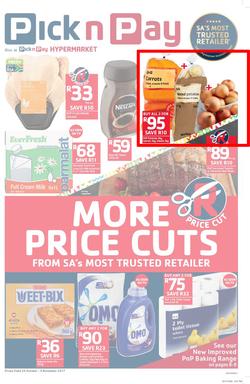 Pick n Pay : More Price Cuts (24 Oct - 05 Nov 2017), page 1