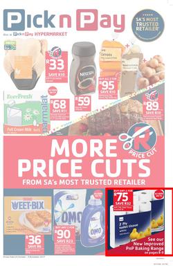 Pick n Pay : More Price Cuts (24 Oct - 05 Nov 2017), page 1