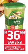Simonsberg Feta Assorted-400g Each