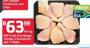 PnP Fresh Free Range Chicken 4 Drumsticks And 4 Thights-Per Kg