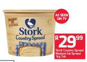 Stork Country Spread Medium Fat Spread-1kg Tub