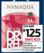 Namaqua Smooth Dry Or Johannisberger Red-5ltr Each