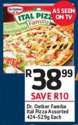Dr.Oetker Familia Ital Pizza Assorted-424-529g Each