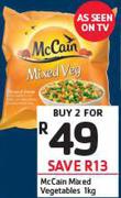 McCain Mixed Vegetables-2 x 1kg