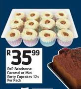PnP Bakehouse Caramel Or Mini Party Cupcakes-12's Per Pack