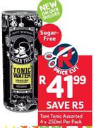 Toni Tonic Assorted-4 x 250ml Per Pack