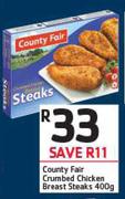 Country Fair Crumbed Chicken Breast Steaks-400g
