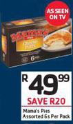 Mama's Pies Assorted-6's Per Pack