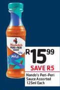 Nando's Peri-Peri Sauce Assorted-125ml Each