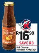 PnP Chutney Assorted-470g Each