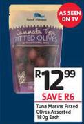 Tuna Marine Pitted Olives Assorted-180g Each