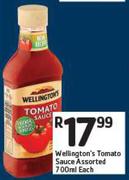 Wellington's Tomato Sauce Assorted-700ml Each