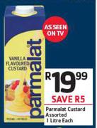 Parmalat Custard Assorted-1ltr Each