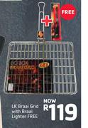 LK Braai Grid With Braai Lighter Free