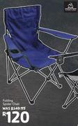 Blue Mountain Folding Spider Chair