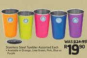 Stainless Steel Tumbler Assorted-Each