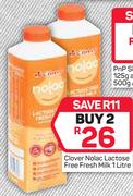 Clover Nolac Lactose Free Fresh Milk-2x1Ltr