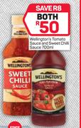 Wellington's Tomato Sauce And Sweet Chilli Sauce 700ml-For Both