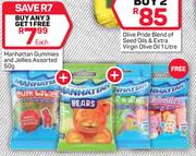 Manhattan Gummies And Jellies-50g Each