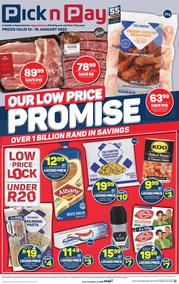 Pick n Pay Kwa-Zulu Natal : Our Low Price Promise (13 January - 16 January 2022)