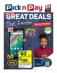 Pick n Pay : Easter Cellular (25 March - 24 April 2022)