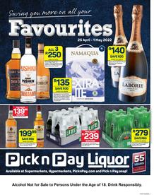 Pick n Pay Liquor : Favourites (25 April - 01 May 2022)