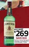 Jameson Triple Distilled Irish Whisky-750ml