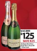 Graham Beck Brut Rose NV Or Brut NV-750ml Each