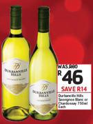 Durbanville Hills Sauvignon Blanc Or Chardonnay-750ml Each