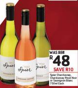 Spier Chardonnay, Chardonnay Pinot Noir Or Sauvignon Blanc-750ml Each