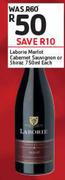 Laborie Cabernet Sauvignon Or Shiraz-750ml Each