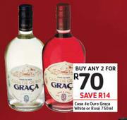 Casa De Oura Graça White Or Rose-2x750ml 