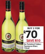 Du Toitskloof Cellars Sauvignon Blanc-2x750ml