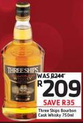 Three Ships Boubon Cask Whisky-750ml