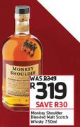 Monkey Shoulder Blended Malt Scotch Whisky-750ml