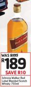Johnnie Walker Red Label Blended Scotch Whisky-750ml