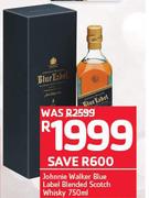 Johnnie Walker Blue Label Blended Scotch Whisky-750ml
