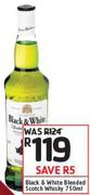 Black & White Blended Scotch Whisky-750ml