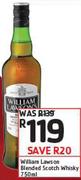 William Lawson Blended Scotch Whisky-750ml