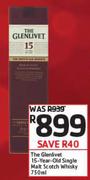 The Glenlivet 15 Year Old Single Malt Scotch Whisky-750ml