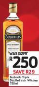 Bushmills Triple Distilled Irish Whisky-750ml