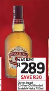 Chivas Regal 12 Year Old Blended Scotch Whisky-750ml