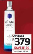 Croc Vodka-750ml