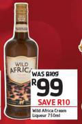 Wild Africa Cream Liquer-750ml