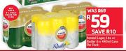 Amstel lager, Lite Or Radler Cans-6 x 440ml Per pack