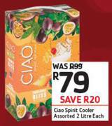 Ciao Spirit Cooler Assorted-2Ltr Each