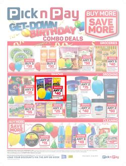 Pick n Pay : Birthday Combo Deals (09 Jul - 22 Jul 2018), page 1